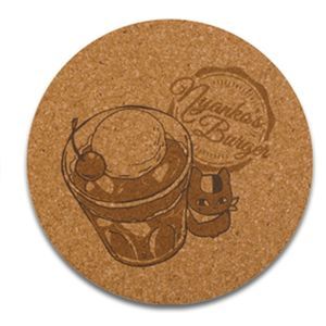 Natsume's Book of Friends Nyanko Sensei Burger Kuji Coaster Prize D New